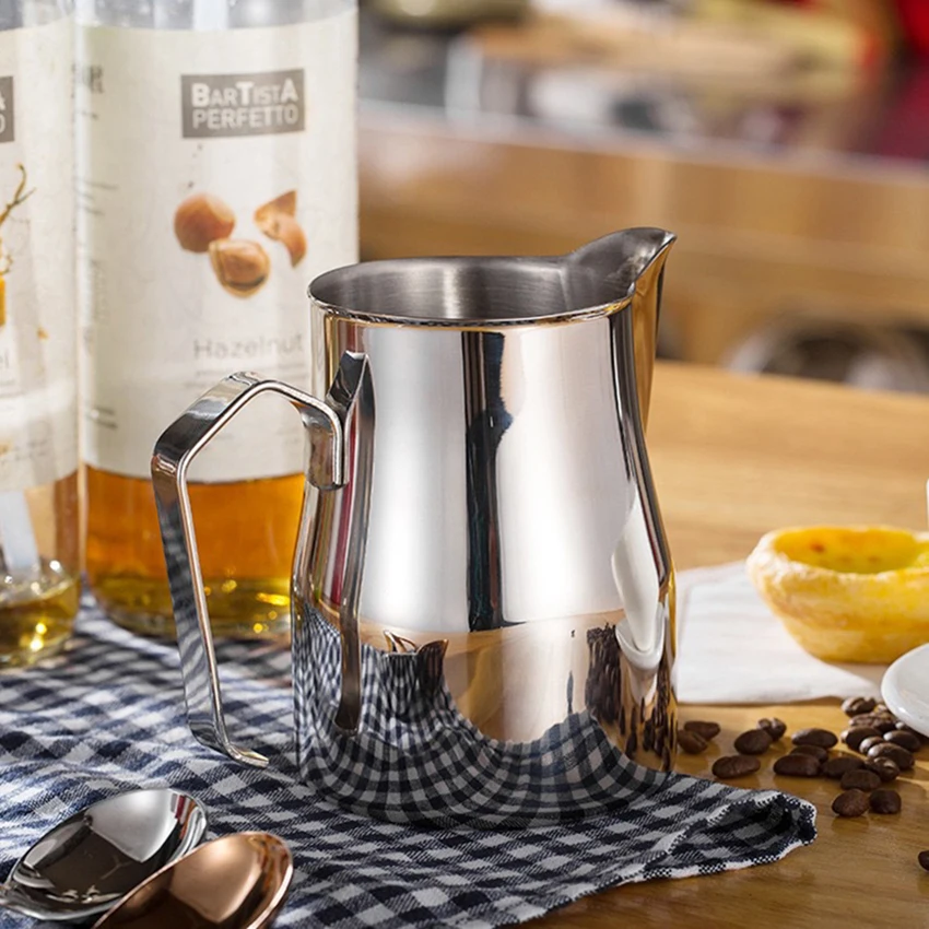 Espresso Milk Frothing Pitcher 350/550/750ml, Espresso Steaming Pitcher, Coffee Milk Frothing Cup, Coffee Steaming Pitcher