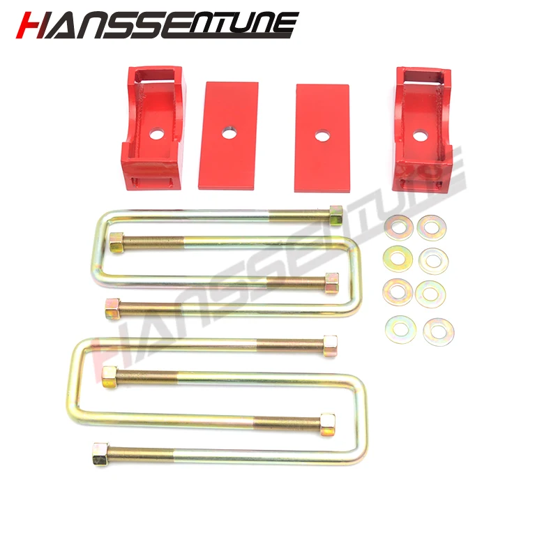 

HANSSENTUNE 4x4 Accesorios 2" Rear Lowering Billet Blocks Kit for Hilux Vigo 2004-2015