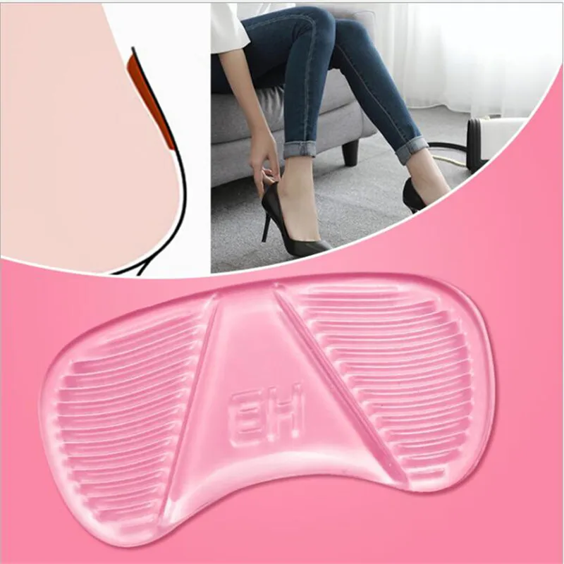 2PCS Silcone Gel Shoe Back Heel Liner Stickers Sneakers Heel Protector Cushion Anti-Pain Relief Shoes Inserts Anti-wear Foot Pad