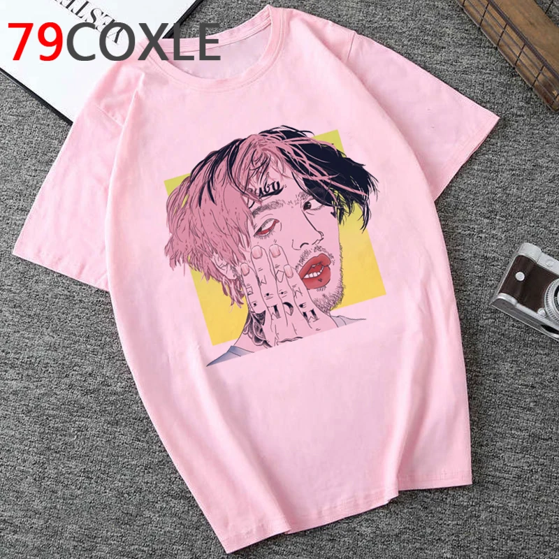 Rip Lil Peep Aesthetic Tshirt Men Lil. Peep Funny Cartoon T-shirt Unisex Cool Streetwear Graphic Tshirt Hip Hop Top Tees Male