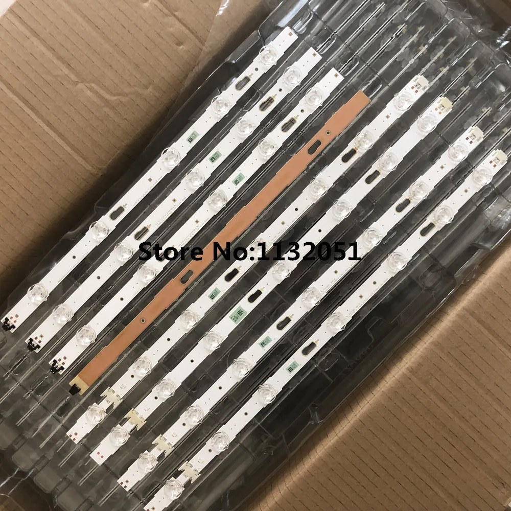 8PCS LED Backlight Strip For UE43KU6000K UE43MU6105K UN43MU6300 UN43MU6290 UN43KU6290 UN43KU6270 UN43MU6100 UN43MU6103