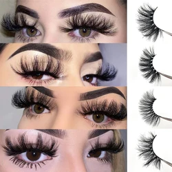25 MM Mink False Eyelashes Wholesale Items For Business Natural Fluffy Mink Lashes Box Package Bulk Lash Extension Supplies