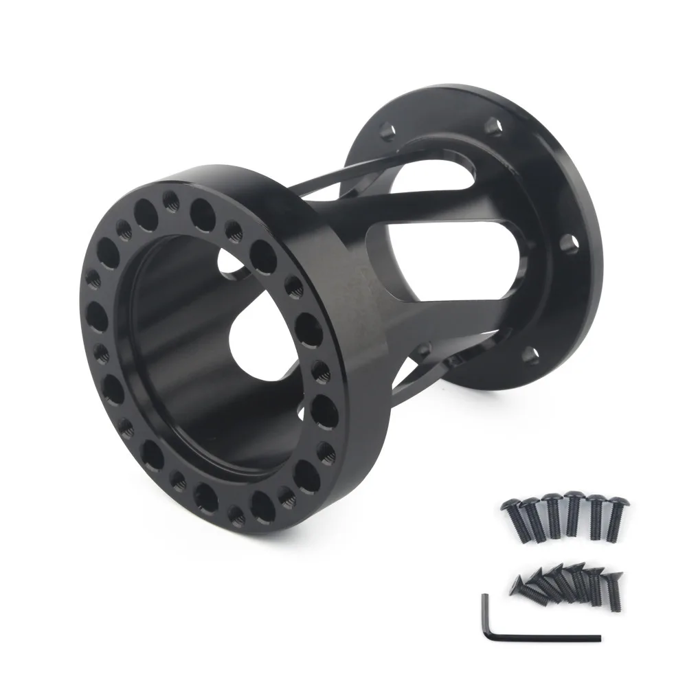 

Steering Wheel Spacer, 51 mm 76mm 101mm Thick, Aluminum, Black Anodize