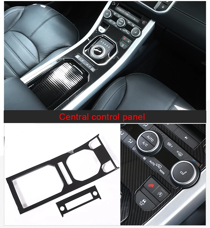 

Control Panel For Land Rover Range Aurora Carbon Fiber 2019 2pcs 2012- Central