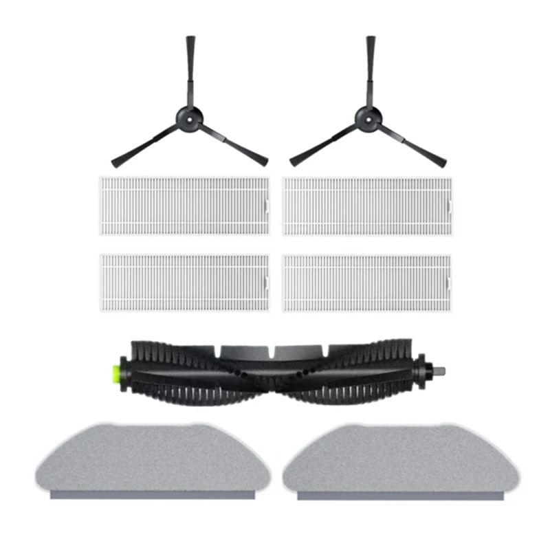 Chổi Lau Nhà Quần Áo Lót Bộ Lọc Hepa Chổi Quét Chính Con Lăn Phù Hợp Với Qihoo 360 S10 X100 MAX Robot Máy Hút Bụi Robot phụ Kiện