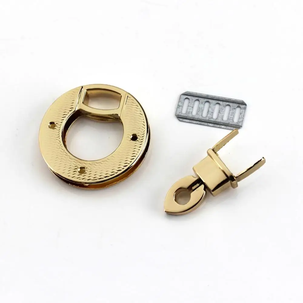 1pcs Metal Bag Turn Lock Twist Lock Clasp for Leather Craft Women Bag Handbag Shoulder Bag Purse DIY Hardware Accessories