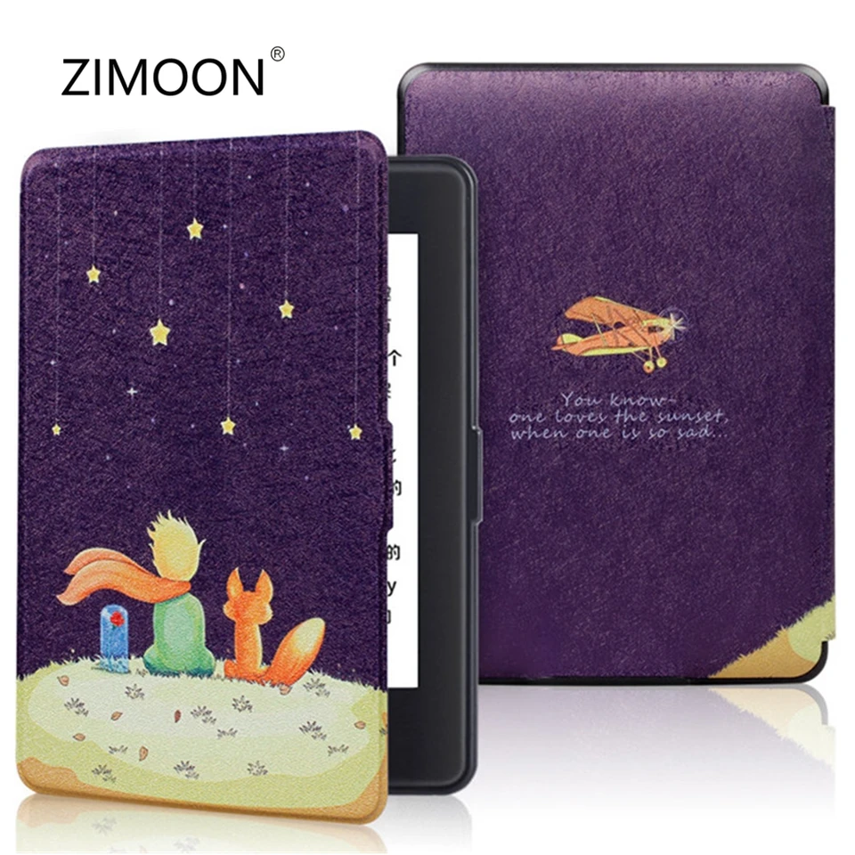 Kindle Paperwhite 5/6/7th スマートケース塗装磁気カバー Kindle