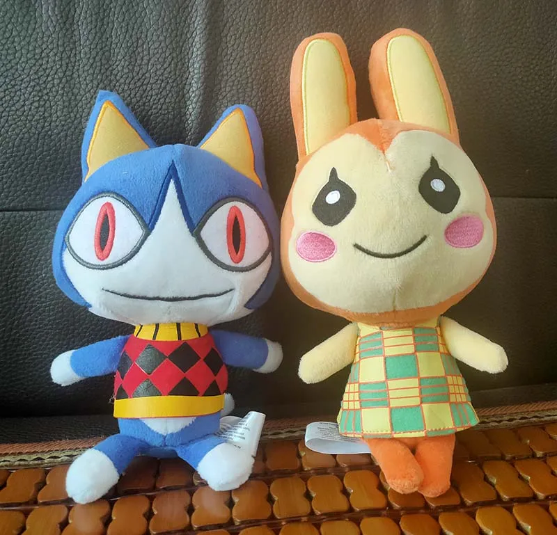 

NEW Animal Crossing New Leaf Bunnie/Lilian & Leaf Rover Plush Toy Figure Doll