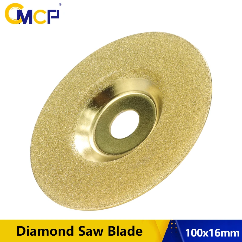 

Abrasive Tools 1pcs TiN Coating Diamond Saw Blade Disc 100x16mm Cut Off Discs Grinding Wheel Glass Cuttering Saw Blade