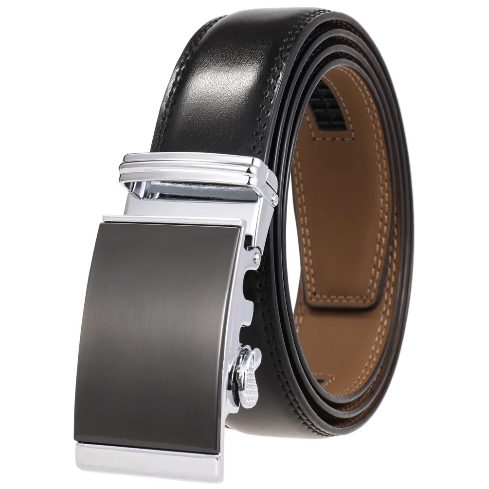 

Men's Belt Leisure Leather Belt Fashion Alloy Smooth Buckle Belt Designer Belts Men High Quality Male Luxury Belt LY136-576-2