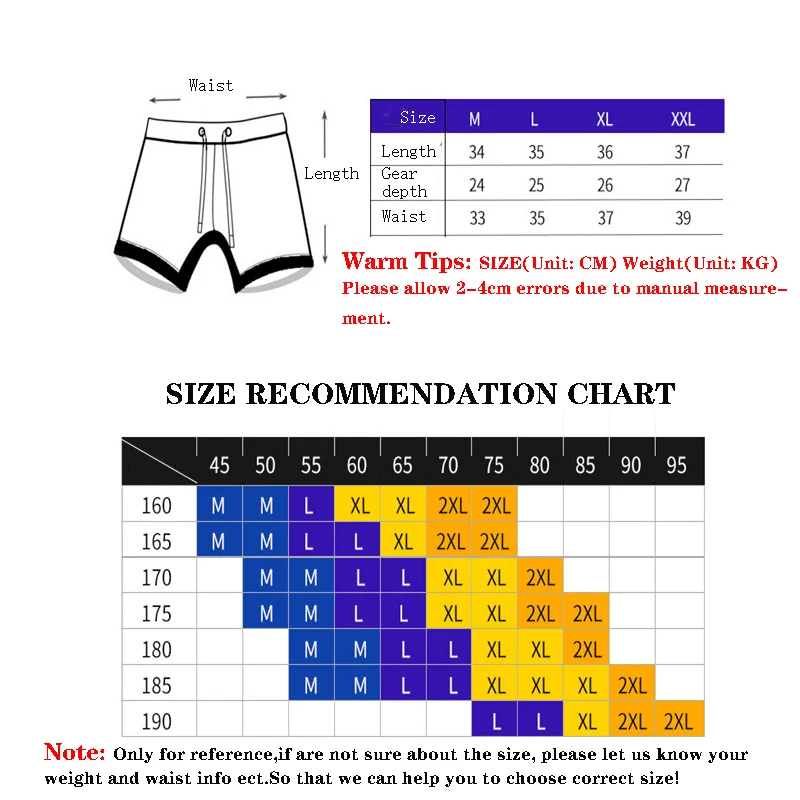 Heavywood New Swimming Trunks Mens Waterproof Swimwear Shorts Drawstring Elastic Waist Boxers 5 Inch Inseam Beach Shorts Man