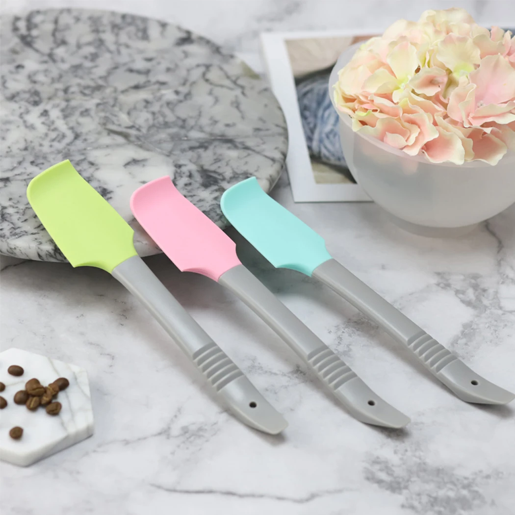 19CM/7.4inch Cake Spatula Universal Silicone Cream Spreader Flexible Baking Tool Cookie Pastry Scraper Cake Baking Spatula