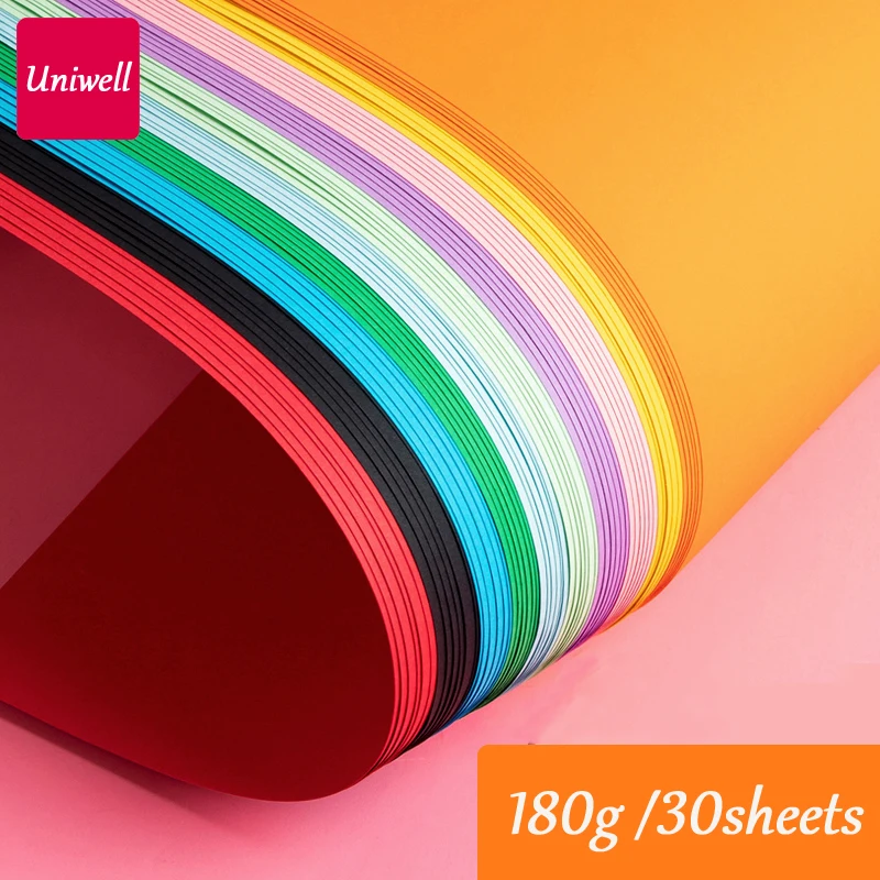 180g A3 A4 colorful Kraft Paper DIY Handmake Card Making Craft Paper High Quality Copy Paper Thick Paperboard  Cardboard