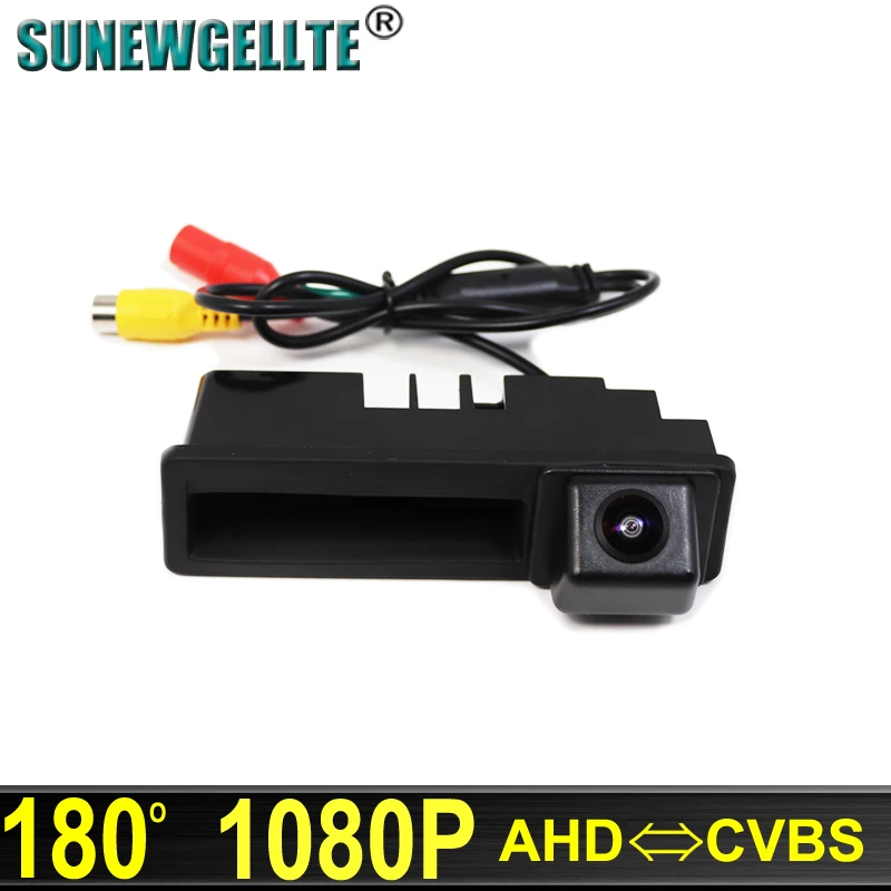 

180 Degree 1920x1080P AHD Fisheye Lens Car Trunk Hand Switch Rear View parking backup Camera For Audi A1 A3 A4 A6L S5 Q7