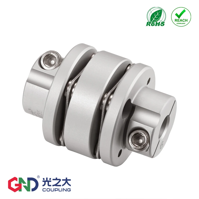 

GLT Aluminum Alloy Stepped Double Diaphragm Clamping Series Shaft Coupling D19-D82mm;L24.5-87mm