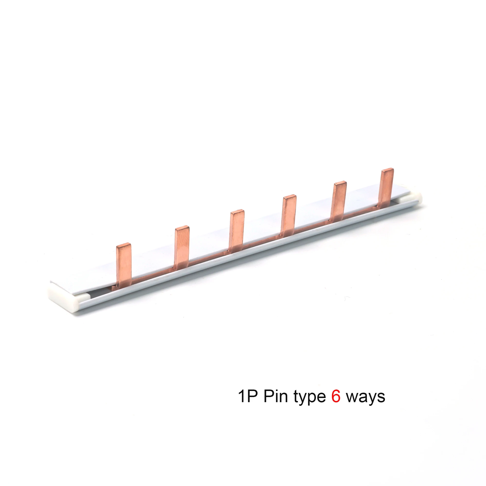 1 Pole 4 ways 6 ways 8 ways Pin Type Copper Busbar for Distribution Box Circuit Breaker MCB Connector Breaker Combing