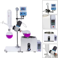 Laboratory High Performance  Rotary Evaporator Rotavapor Equipment W/Motor Lift, Digital Heating Bath  Kits