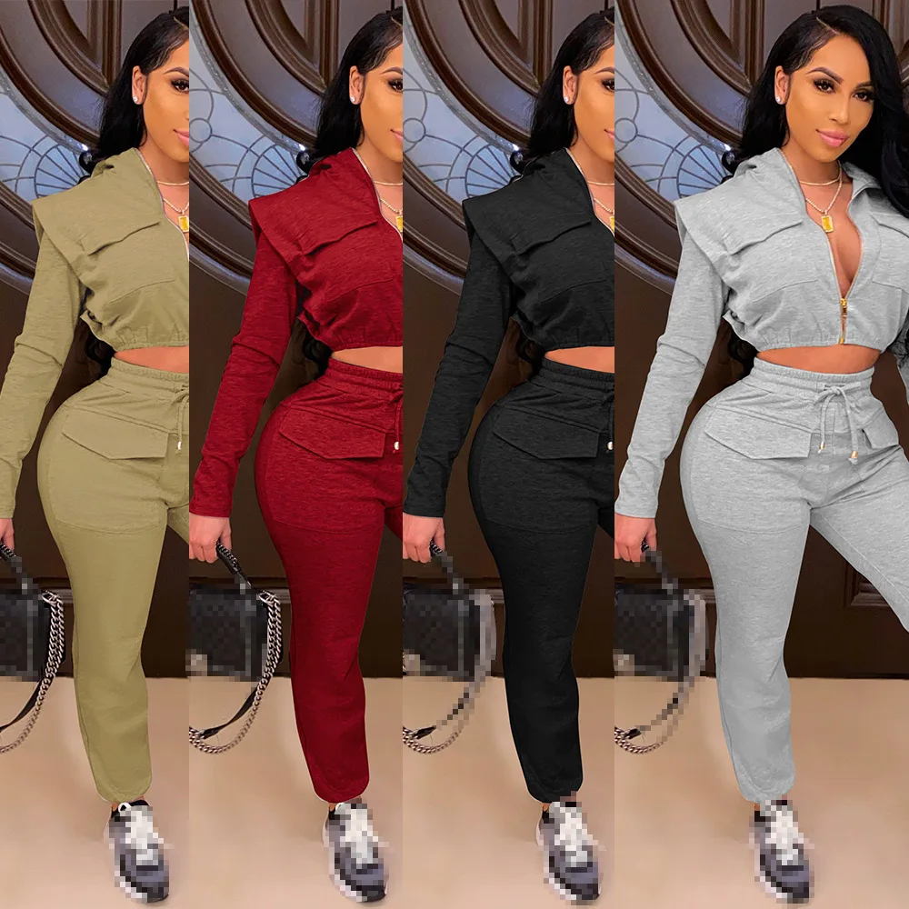 

Two Piece Set Women Tracksuit Two Piece Women Sets Sweatsuits For Female Club Outfits 2 Pieces Sets Winter Clothes Nice