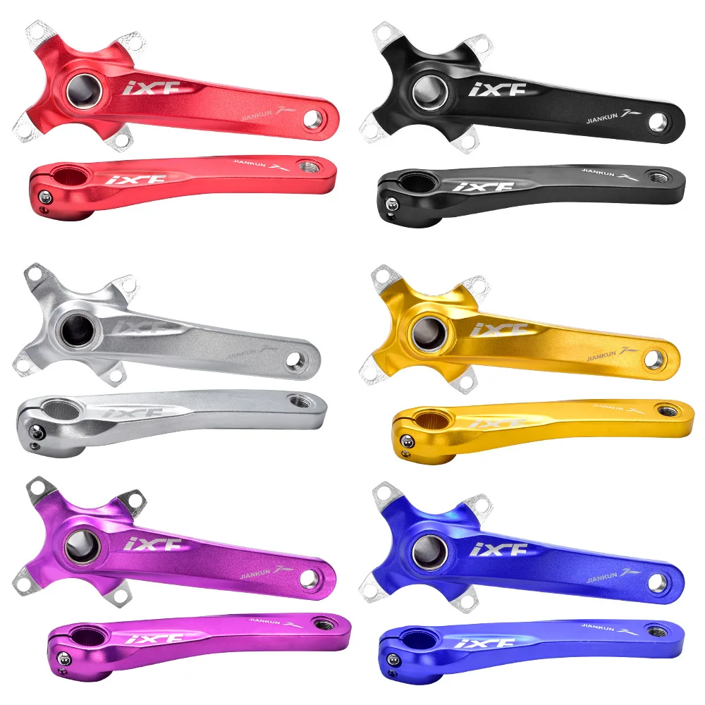 IXF MTB Crankset Bicycle Hollow Crank Aluminum Alloy Sprocket Mountain Cycling  Crankets MTB Bike Parts