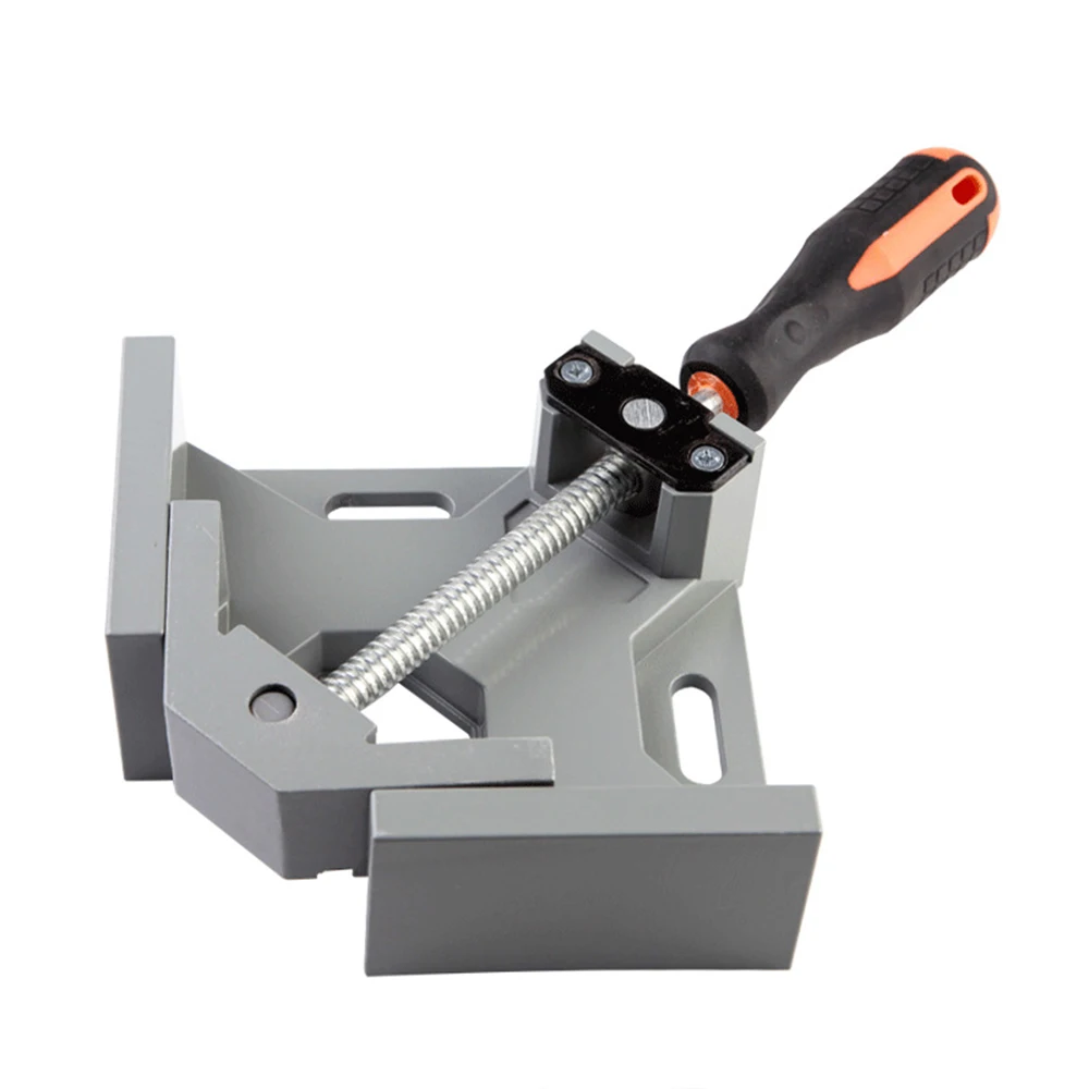Aluminum Alloy Corner Clamp Woodworking 90 Degree Right Angle  Clip Adjustable Single Double Handle Folder Hand Tool