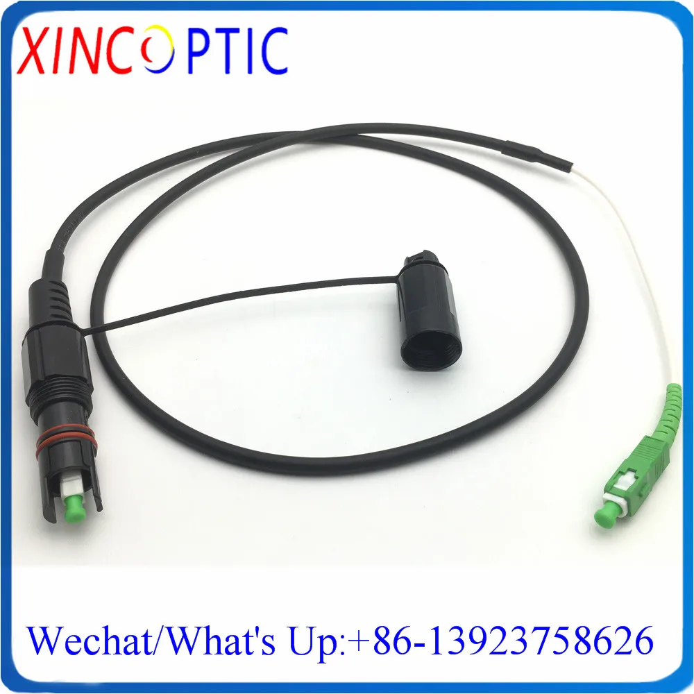 IP68 SOS Waterproof  HUAWEI Mini Outdoor PI67 5.0mm Simplex CORNING Mini SC/APC to SC/APC 5M Fiber Optic Patch Cord Connector