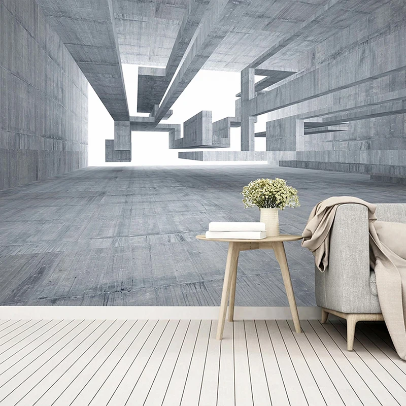 Custom Photo Wallpaper Modern Abstract 3D Stereoscopic Geometric Space Mural Papel De Parede Living Room Sofa TV Background Wall