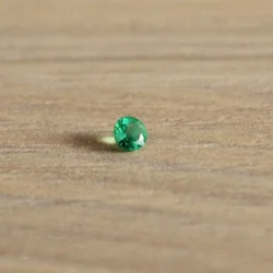 3mm Round Natural Emerald Loose Stone SI Grade 100% Natural Columbia Emerald Loose Stone for Jewelry Shop