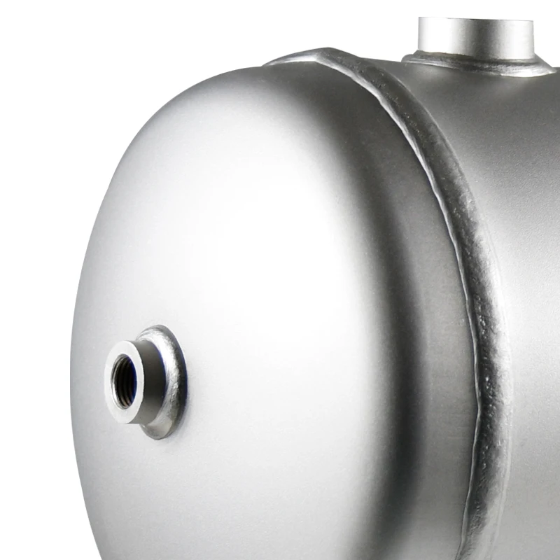 5L Horizontal 304 Stainless Steel Small Gas Storage Frosted Custom Buffer Pressure Air Tank