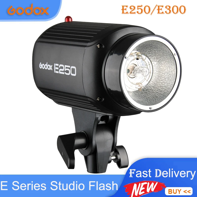 Godox Speedlite Flash E250 E300 220V /110V Photography Studio Light Lightweight Photo Strobe Light Lamp 250W 300W Studio Flash