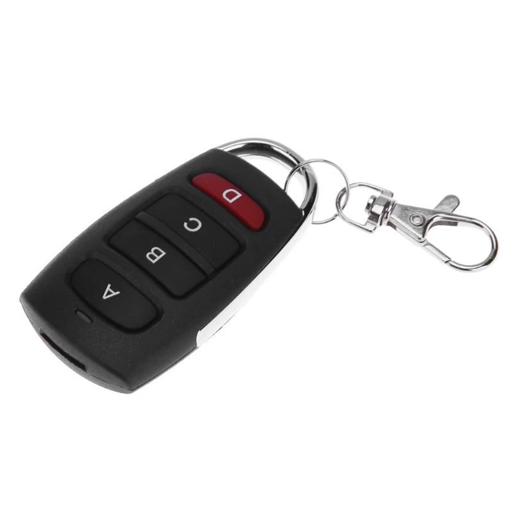 Universal 4 Channel Clone Garage Door Remote Key Chain 433mhz Remote Control