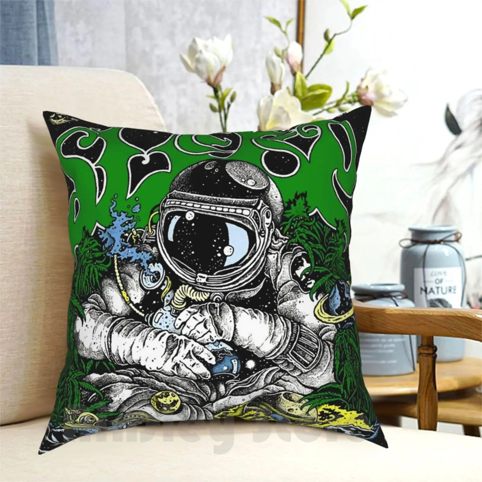 

Sleep Metal Sludge Stoner Band-The [ Green Alternative ] Pillow Case Printed Home Soft Throw Pillow Sleep Band Music