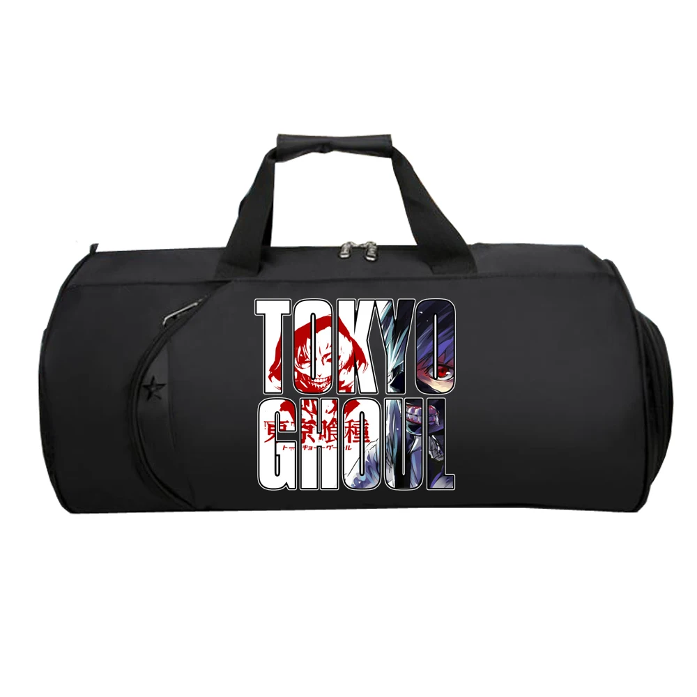 Bolso de Viaje Unisex anime de Tokyo ghouls, bolsa de hombro multifuncional, grande, para adolescentes