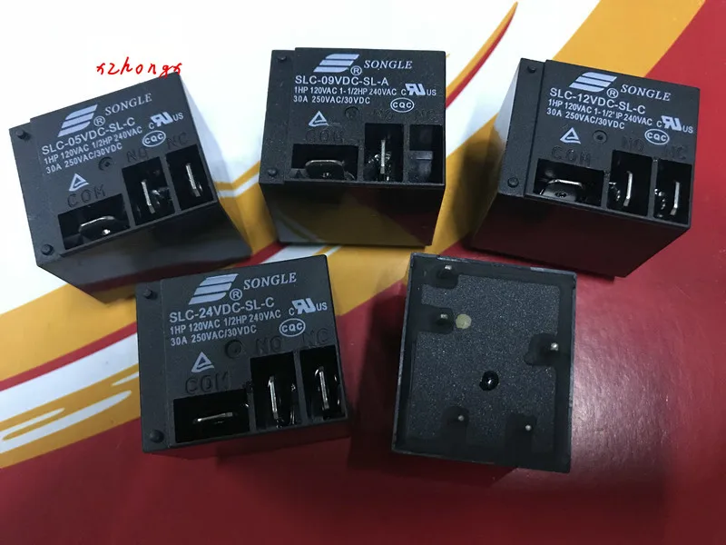 

Slc-05vdc-slc-09vdc-sl-c slc-12vdc-slc-c slc-24vdc-sl-c relay 5-pin 30A 250VAC air conditioner