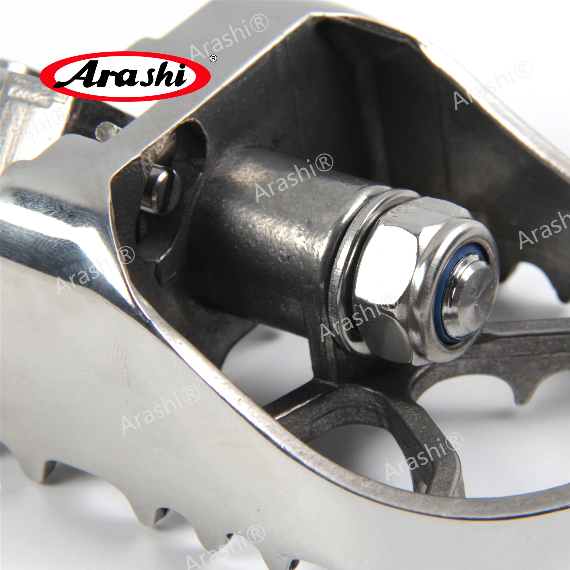 Arashi 2PCS For BMW F650GS 2000 - 2007 Anti Slip Pedal Front Foot Pegs Wide Pivot Footrest Motorcycle F 650 GS 2001 2002