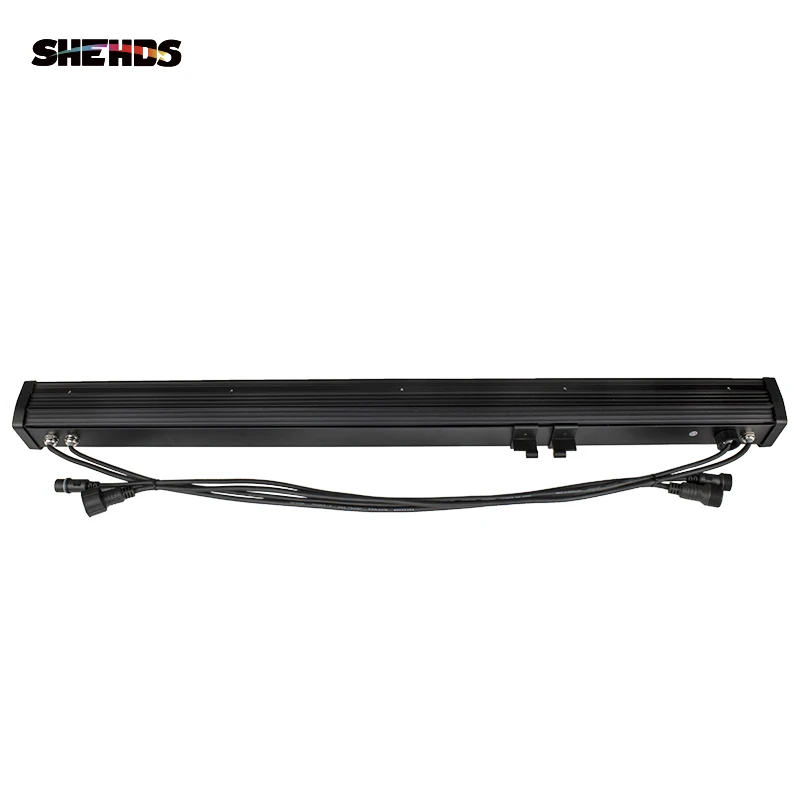 Imagem -05 - Shehds-impermeável Led Wall Wash Light Rgbw Dmx Bar Luz de Palco dj Indoor Horse 18x12w 4in 1