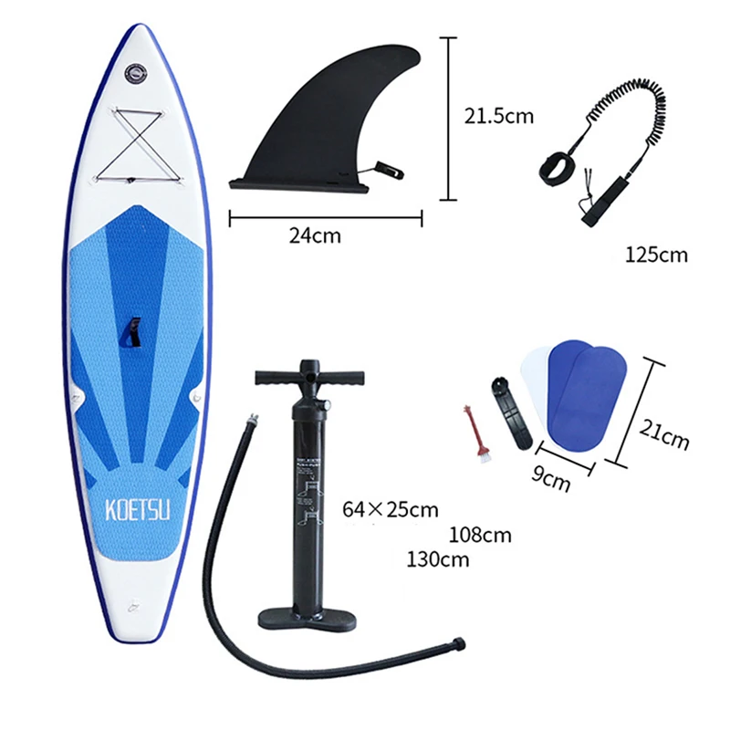 3.2/3.8/4.2m Water Sport Surfboard Surfing Sup Board Sup Surf Inflatable High Quality Stand Up Paddle Board Anti-Skidding