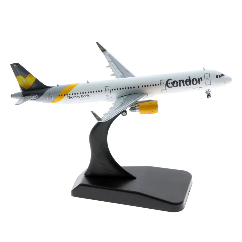 1:400 Alloy Collectible Plane JC Wings XX4433 Condor Airlines Airbus A321 Diecast Aircraft JET Model Reg#D-AIAC With Stand Gift