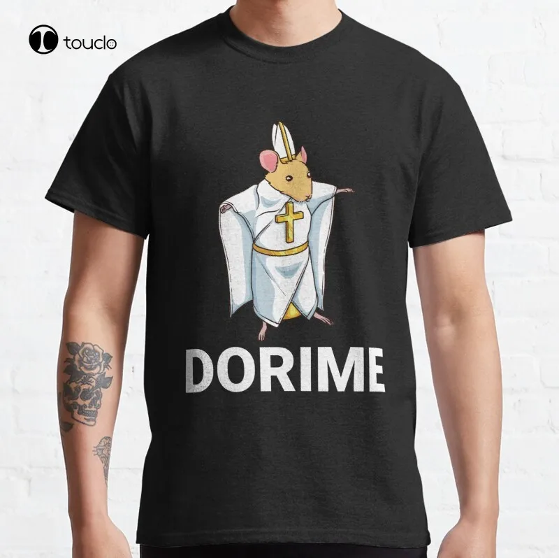 Dorime Rat Classic T-Shirt Cotton Tee Shirt Custom Aldult Teen Unisex Digital Printing Tee Shirt Fashion Funny New Cotton