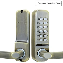 Waterproof Mechanical Combination Lock Office Door Password Coded Locks Gate Security smart door lock digits password