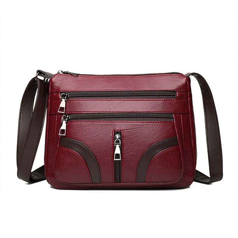Yogodlns Vintage Umhängetasche Für Frauen PU Leder Umhängetasche Multifunktions Umhängetasche Kleine Quadratische Tasche Mama Handtasche sac – Detail 15