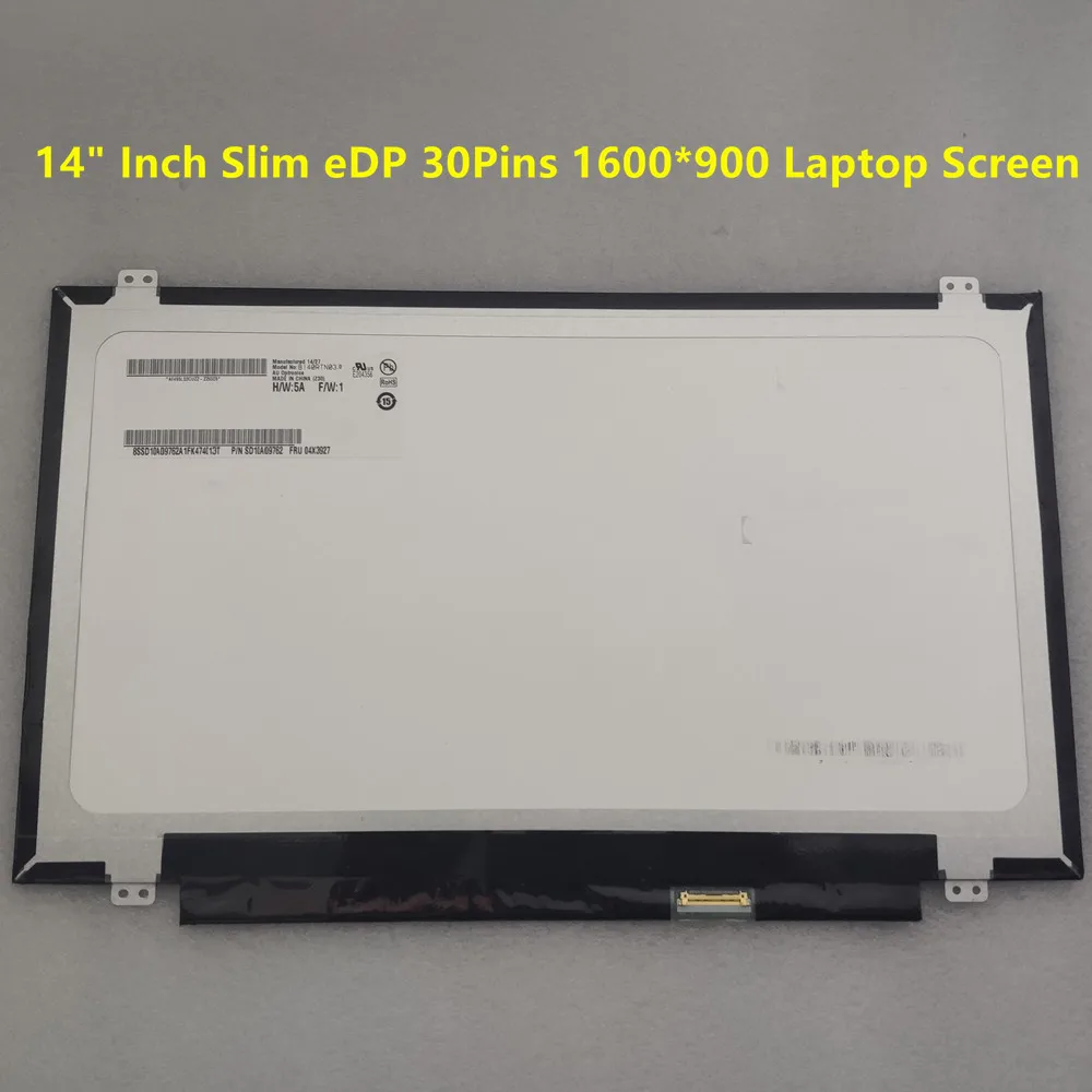 

1600*900 EDP 30pins N140FGE-EA2 B140RTN03.0 LP140WD2 TPD2 LTN140KT14 Laptop Screen For Thinkpad T440 T450S S3-S431 S440