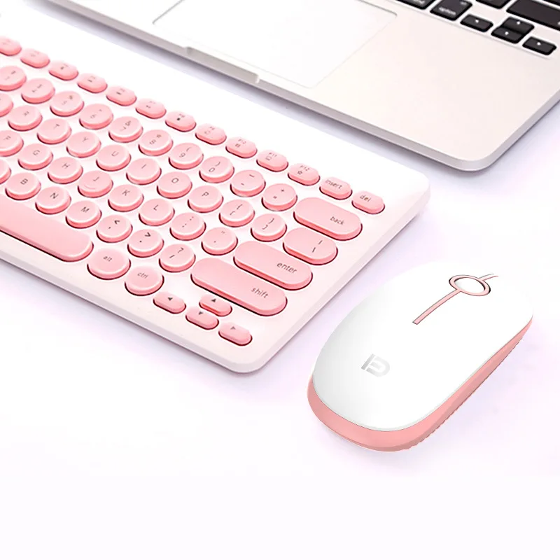 Mini teclado sem fio e mouse conjunto para notebook laptops tablets telefone escritório em casa acessórios do portátil