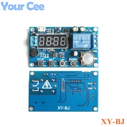 XY-BJ Real Time Timing Delay Timer Relay Module DC5-60V Switch Control Board Module Clock Synchronization Multiple Mode Control