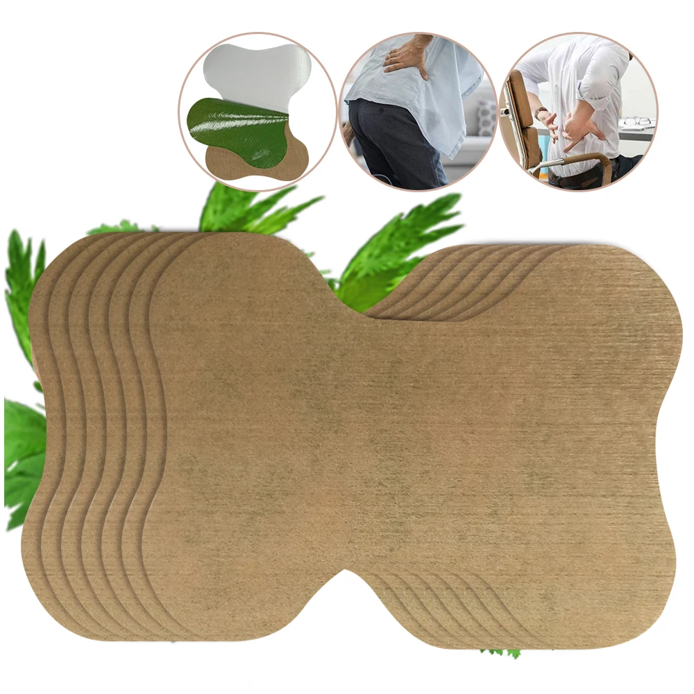 KONGDY Wormwood Lumbar Pain Relief Patch 12Pcs Lumbar Spine Pain Relief Plaster Arthritis Patch Herb Pain Relieving Plaster