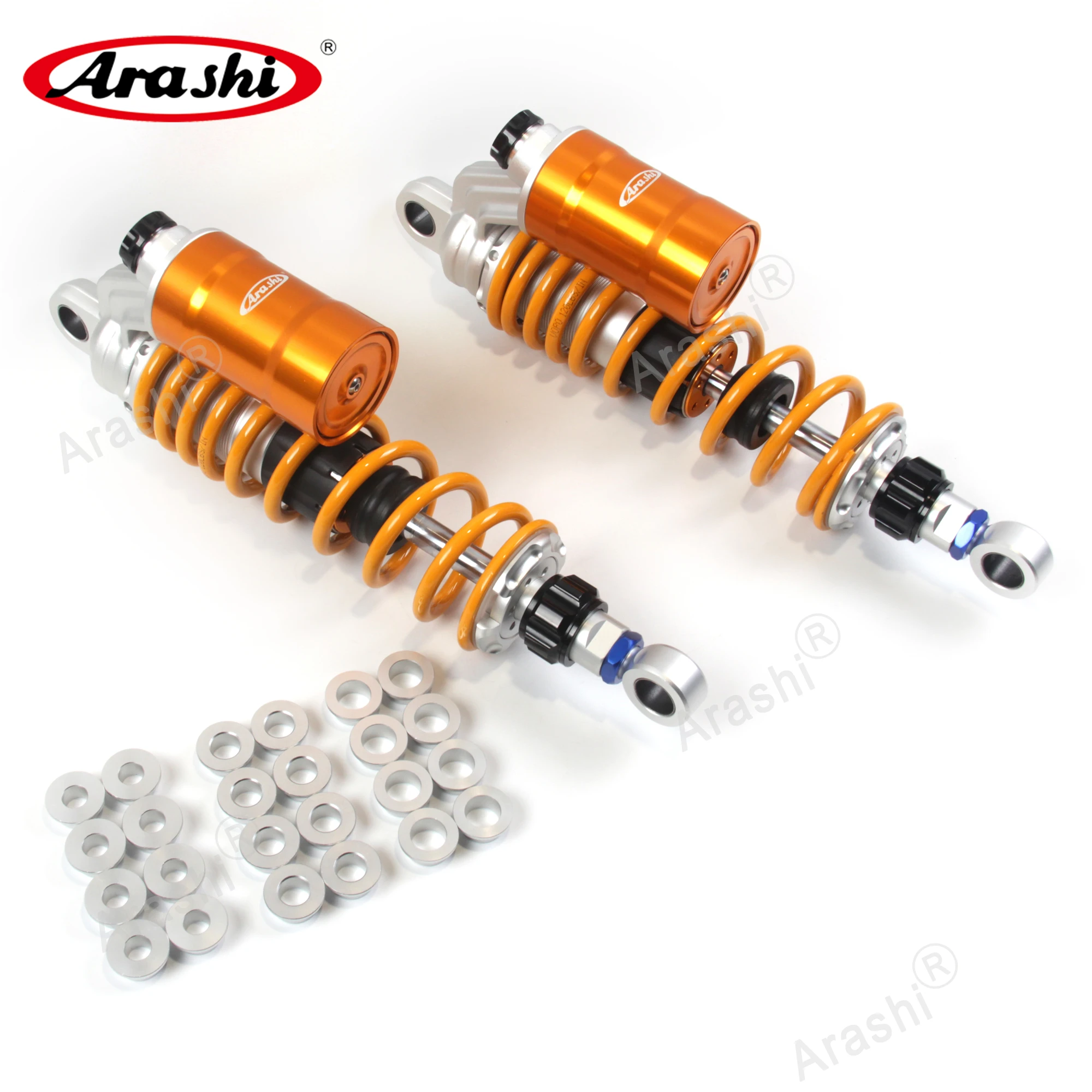 아라시 리어 쇼크 업소버, 질소 에어 쇼크 리어 서스펜션, 혼다, 야마하, 스즈키, 425mm, 365mm, 360mm, 330mm, 305mm 썸네일 2