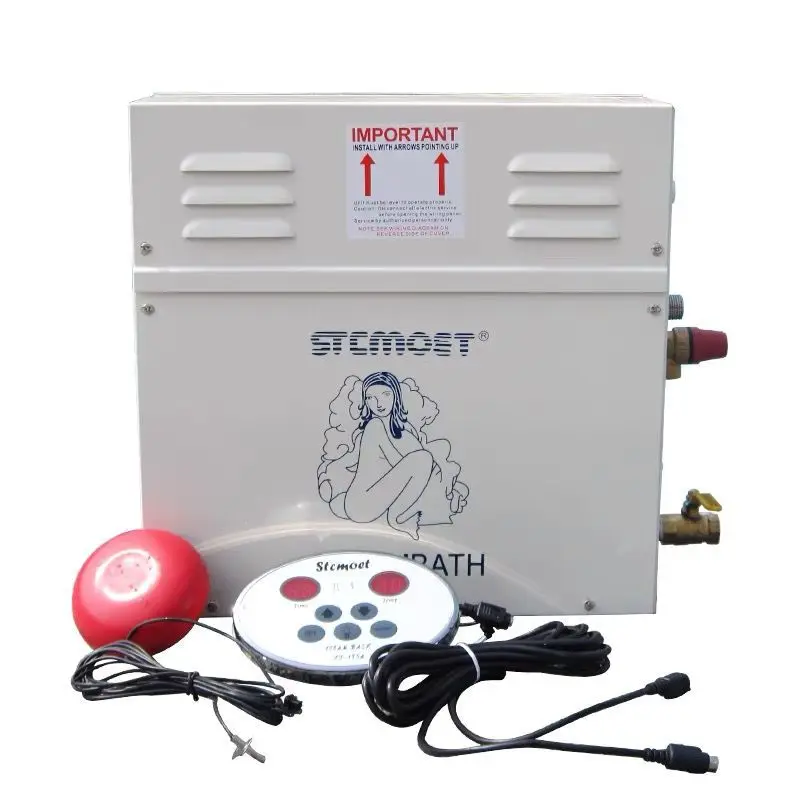 6KW 220V Steam Generator for Sauna Bath Home SPA Shower with ST-135M Controller Bathroom Steam Engine Sauna 3-18KW