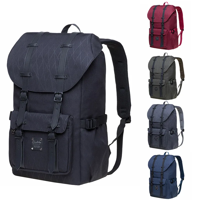 KAUKKO Waterproof Backpack Men Fashion Laptop Travel backpack Couple girl bags