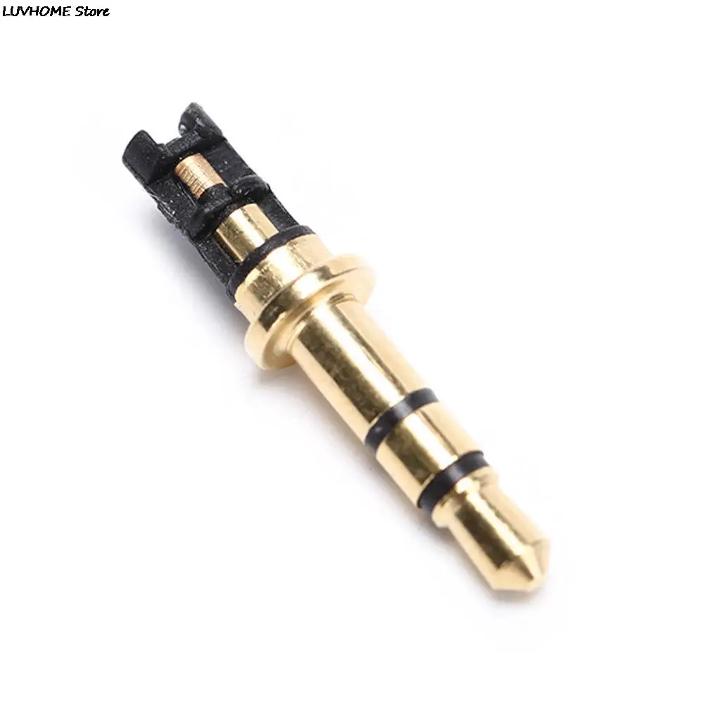 Male 90 right angle degree Jack Soldering 3/4 Pole 3.5mm L-shaped stereo headphone Plug Repair Earphones