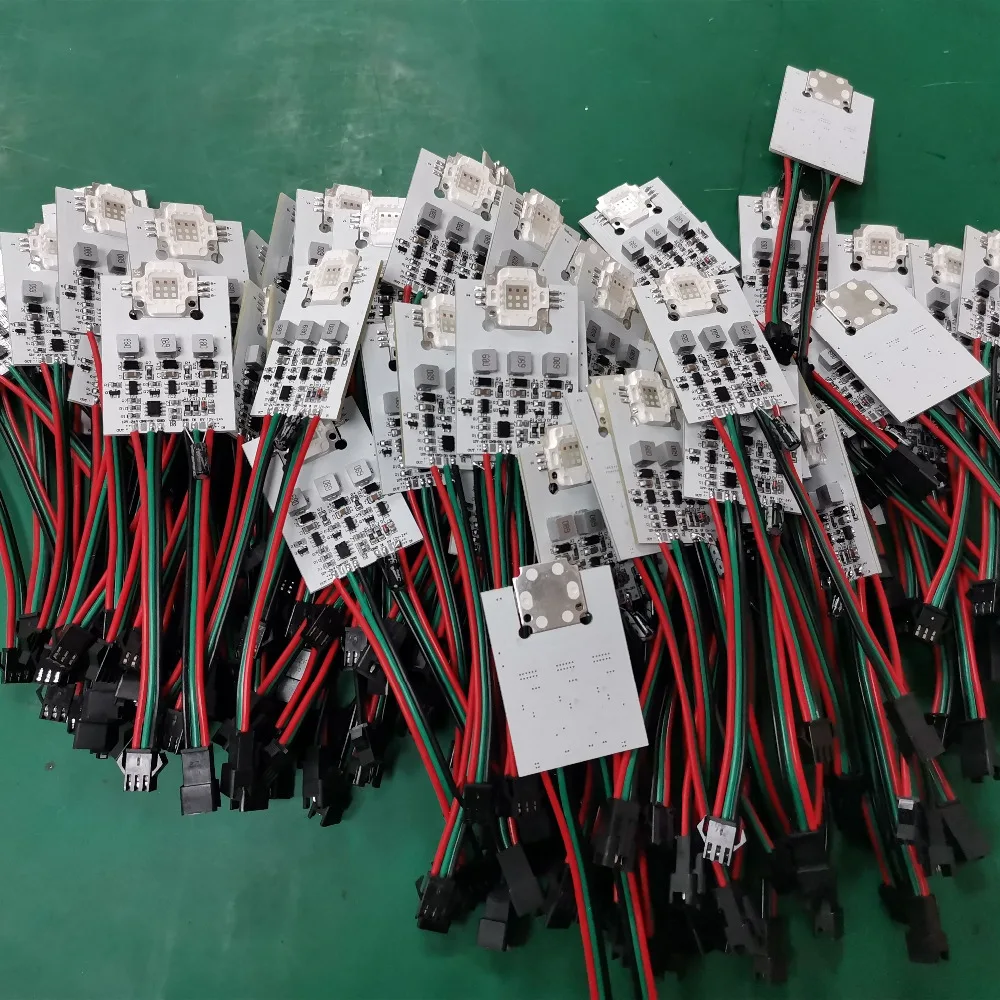 WS2811 Moduł pikseli LED o dużej mocy 3W 4W 10W; DC12-24V RGB RGBW adresowalny pełnokolorowy moduł dużej mocy; światło pikselowe do powodzi