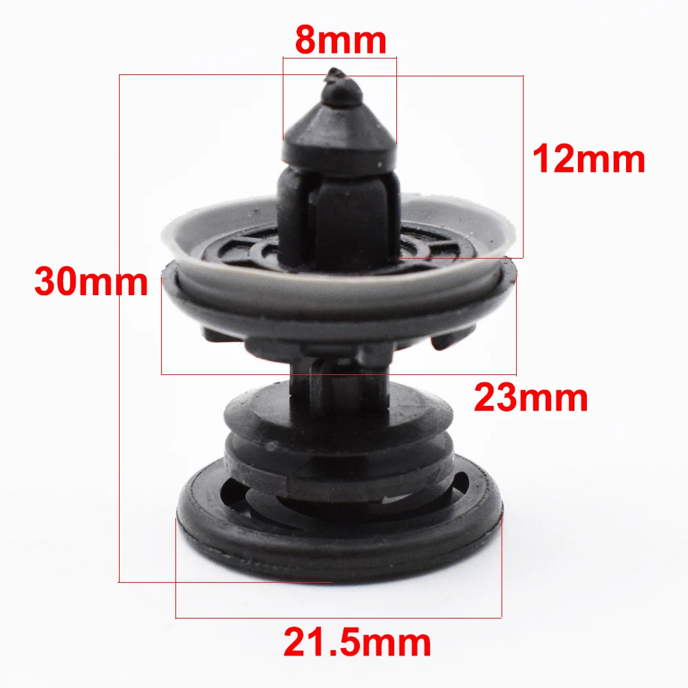 10Pcs Car Interior Door Trim Panel Push Fastener Clips For Volkswagen VW Passat Golf GTI Polo Audi